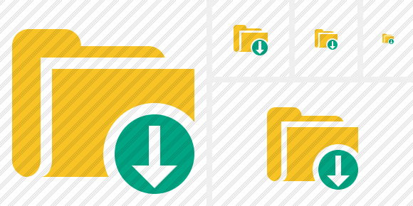 Folder Download Icon Folder Download Icon
