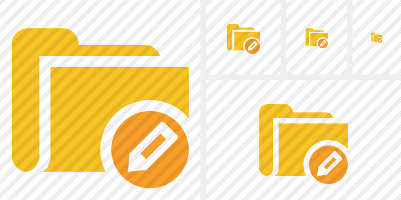 Folder Edit Icon Folder Edit Icon