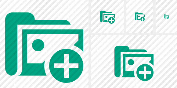 Folder Gallery Add Icon Folder Gallery Add Icon