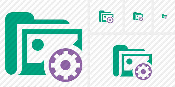 Folder Gallery Settings Symbol