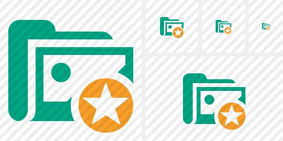 Folder Gallery Star Icon Folder Gallery Star Icon