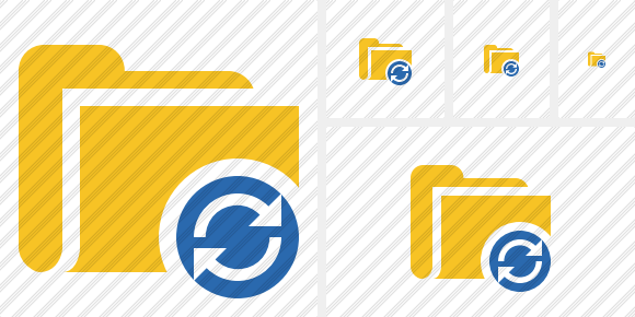 Folder Refresh Icon Folder Refresh Icon