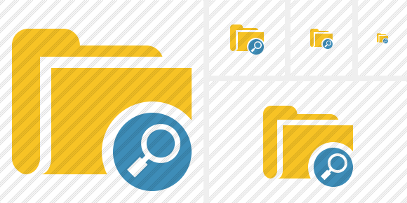 Folder Search Icon Folder Search Icon
