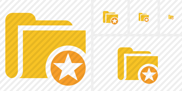 Folder Star Icon Folder Star Icon