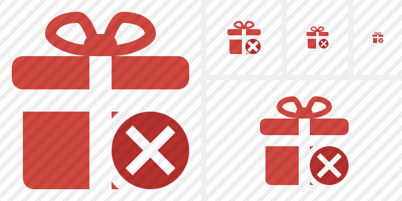 Gift Cancel Icon