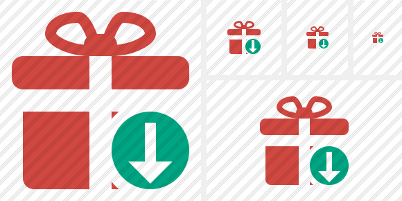 Gift Download Symbol