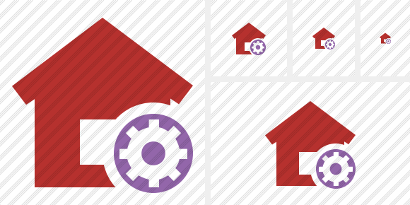 Home Settings Icon Home Settings Icon