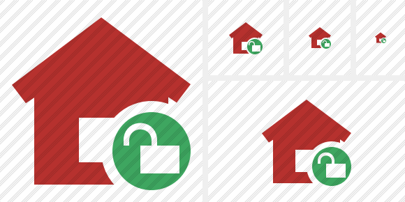 Home Unlock Icon Home Unlock Icon