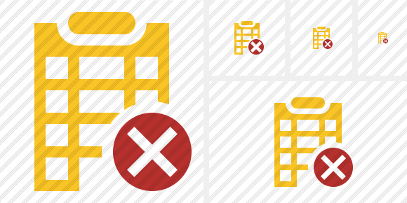 Hotel Cancel Symbol Hotel Cancel Symbol