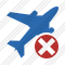 Airplane 2 Cancel Icon