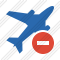 Airplane 2 Stop Icon
