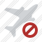 Airplane Block Icon