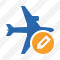 Airplane Horizontal 2 Edit Icon