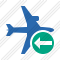 Airplane Horizontal 2 Previous Icon