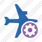 Airplane Horizontal 2 Settings Icon