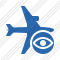 Airplane Horizontal 2 View Icon