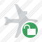 Icone Airplane Horizontal Unlock