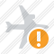 Airplane Horizontal Warning Icon