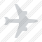 Airplane Horizontal Icon