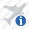 Airplane Information Icon