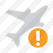 Airplane Warning Icon