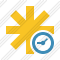 Asterisk Clock Icon