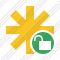 Asterisk Unlock Icon