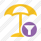 Beach Umbrella Filter Icon