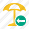 Beach Umbrella Previous Icon