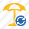 Beach Umbrella Refresh Icon