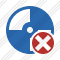 Bluray Disc Cancel Icon