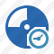 Bluray Disc Clock Icon