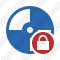 Bluray Disc Lock Icon