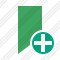 Bookmark Green Add Icon