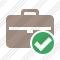 Briefcase Ok Icon