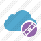 Cloud Blue Link Icon