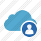 Cloud Blue User Icon