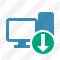 Computer Download Icon