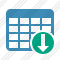 Database Table Download Icon