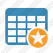 Database Table Star Icon