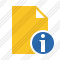 Document Blank 2 Information Icon