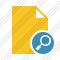 Document Blank 2 Search Icon