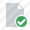 Document Blank Ok Icon