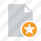 Document Blank Star Icon