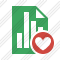 Document Chart Favorites Icon