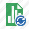 Document Chart Refresh Icon