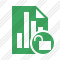 Document Chart Unlock Icon