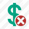 Dollar Cancel Icon