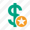 Dollar Star Icon