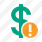 Dollar Warning Icon